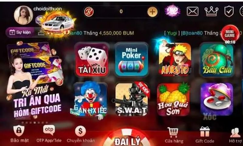 Game giải trí cao và còn được nhận thưởng hấp dẫn chỉ có tại Bum79