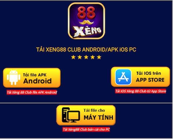 Link tải game bài đổi thưởng xeng88 cập nhật mới nhất