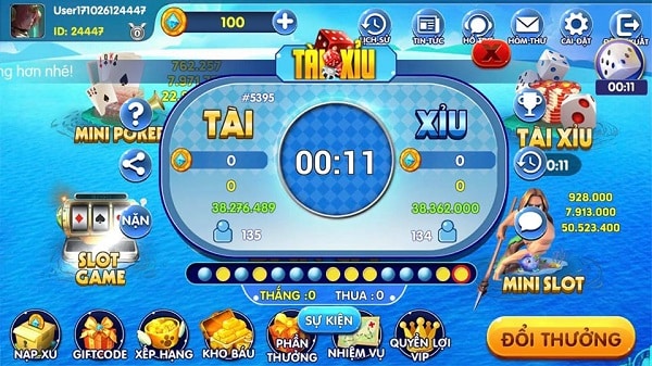 Minigame Tài - Xỉu tại Bắn Cá 365