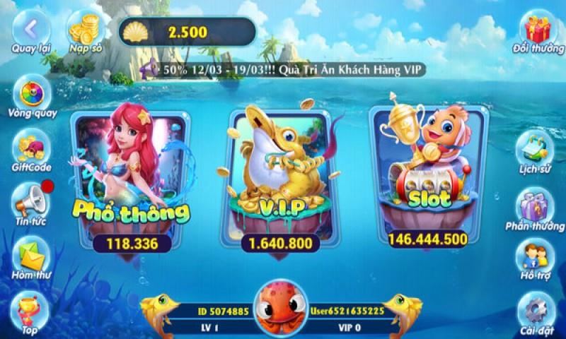 Cổng game Thánh bắn cá 