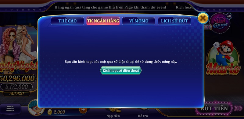 Lưu ý cho giao dịch nạp - rút tại Max Club trơn tru