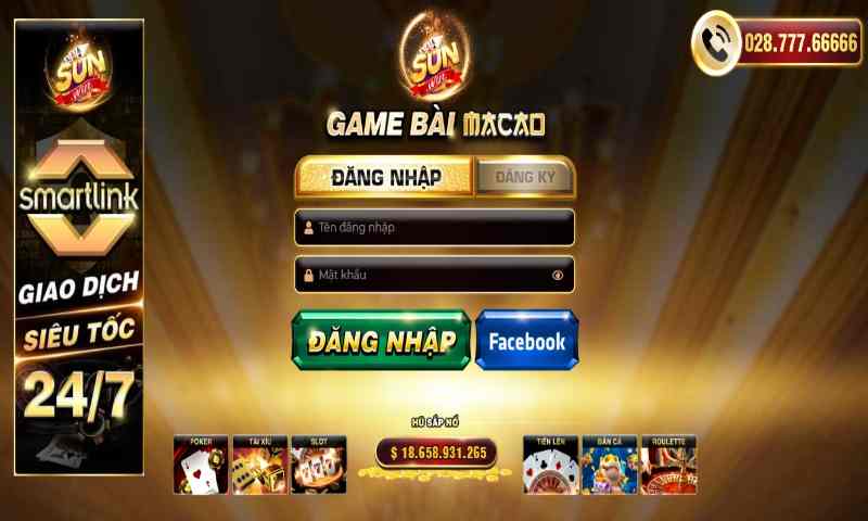 Truy cập đăng nhập Sunwin để tận hưởng các tựa game hàng đầu