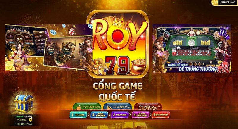 Khám phá cổng game quốc tế roy79