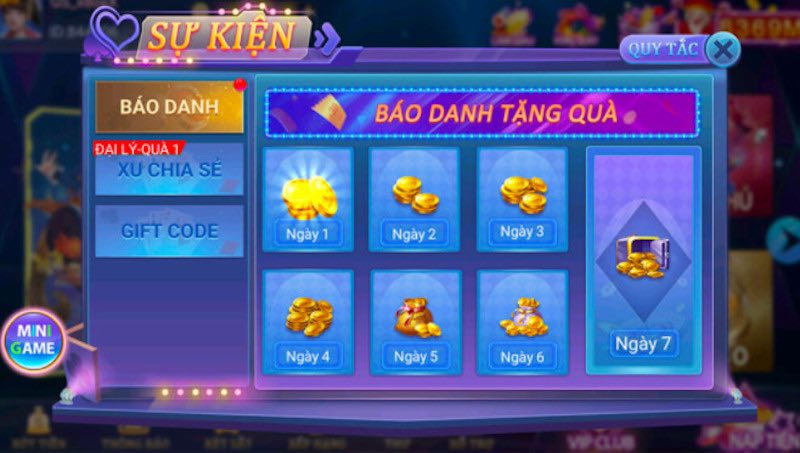 Chương trình ưu đãi, sự kiện tặng GIFTCODE Win99 mới nhất