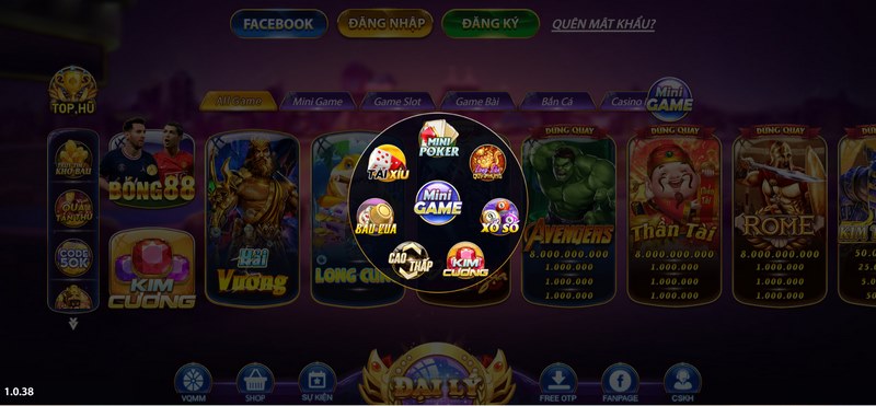 Mini game dễ chiến, dễ thắng