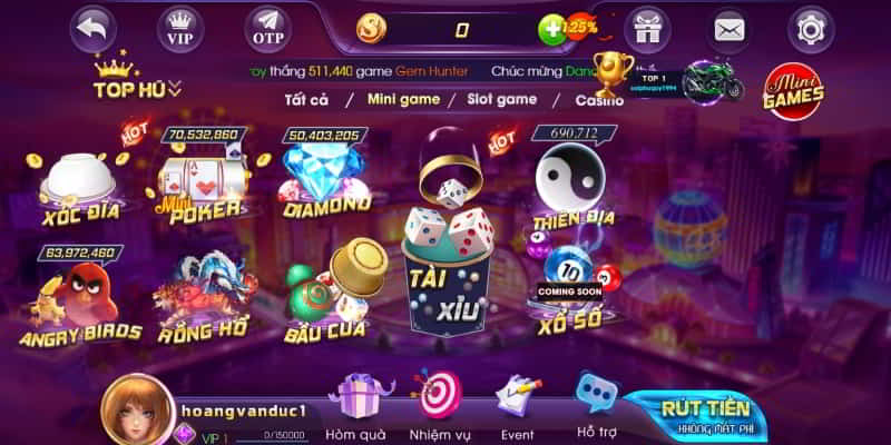 Dòng game đổi thưởng Mini game