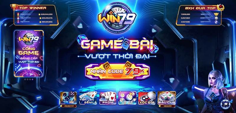 Ưu đãi code Win79 cực kỳ giá trị