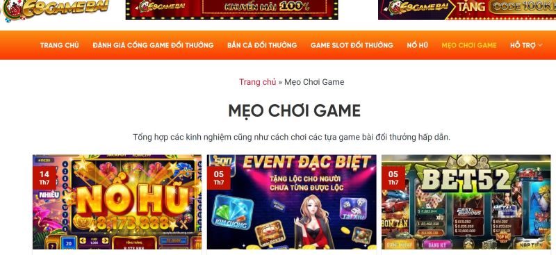 Định hướng phát triển của website 68game.net