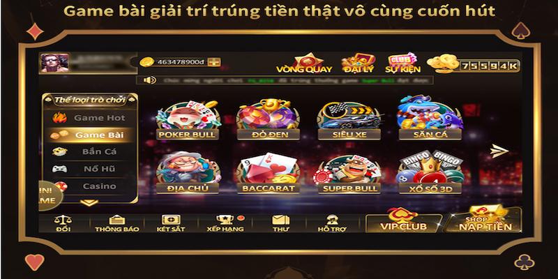 Những trò chơi có tại cổng game TBR 