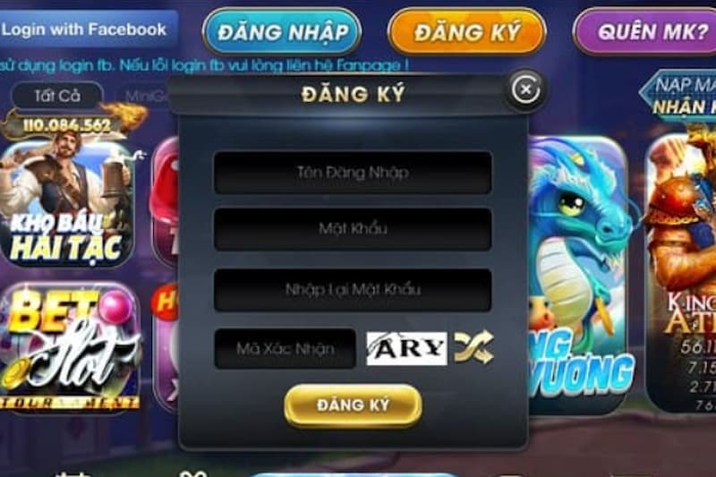 Hướng dẫn cách đăng ký tài khoản tại cổng game