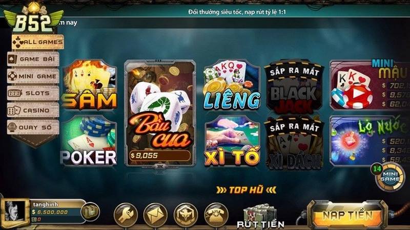 Tựa game bài đa dạng, hấp dẫn