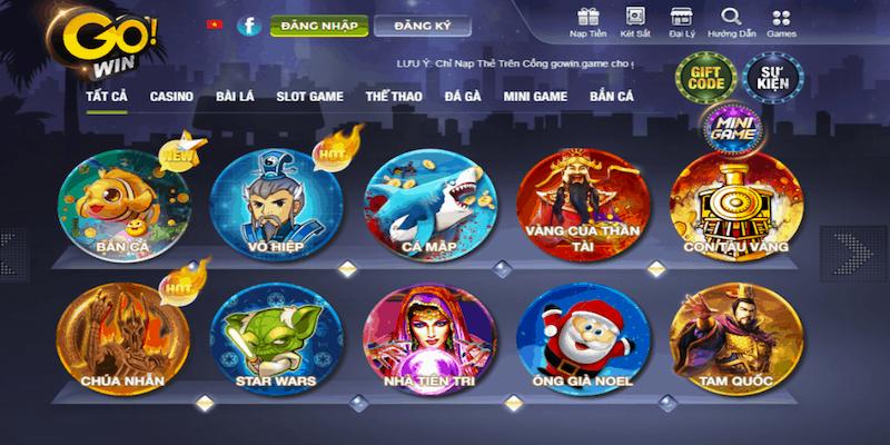 Những game phổ biến nhất tại Gowin