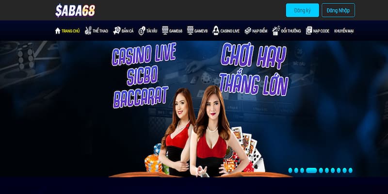 Sơ lược về cổng game Saba68