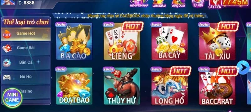 Game bài cực hấp dẫn và thú vị tại Iwin68 club