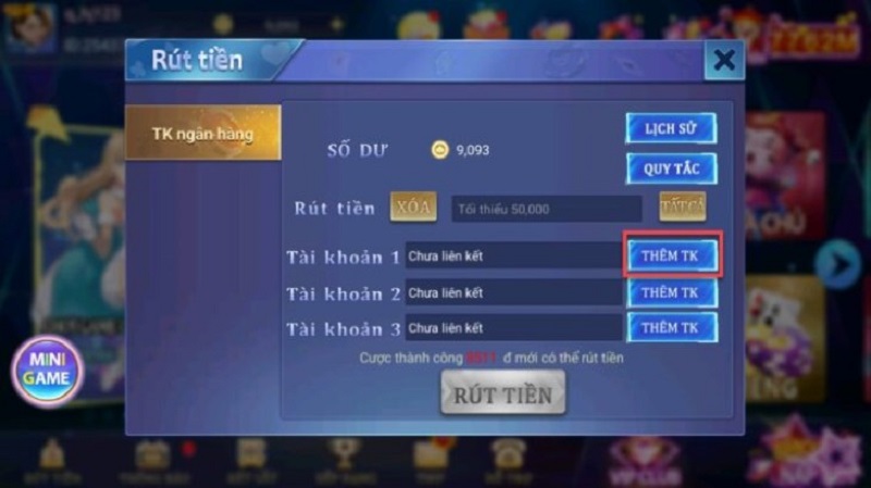 Hướng dẫn các bước rút tiền Iwin68 club