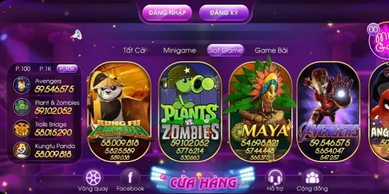 Sảnh slot đổi thưởng hấp dẫn tại Ken88